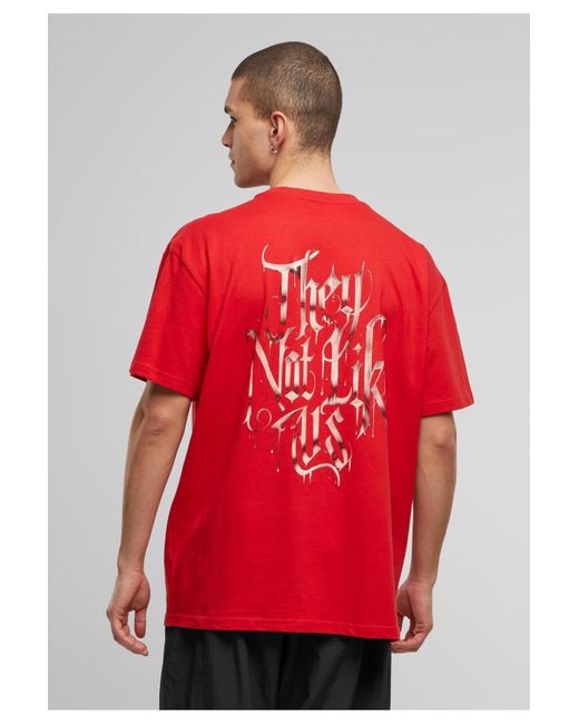 Upscale by Mister Tee Not Like Us Oversize-T-Shirt Für Herren in Red für Herren