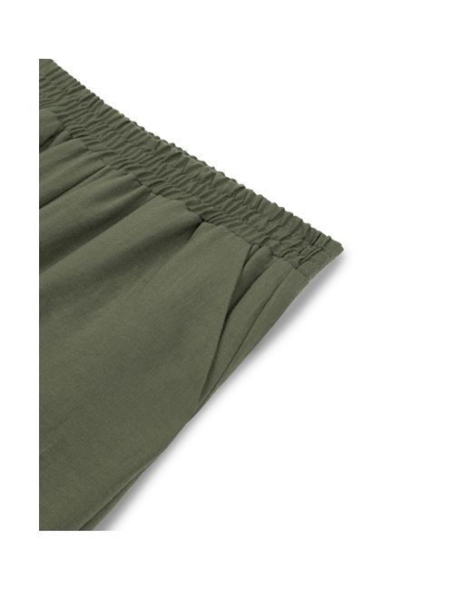 MISS IPEKYOL Green Hose Mit Weitem Bein Und Taschen Für Damen