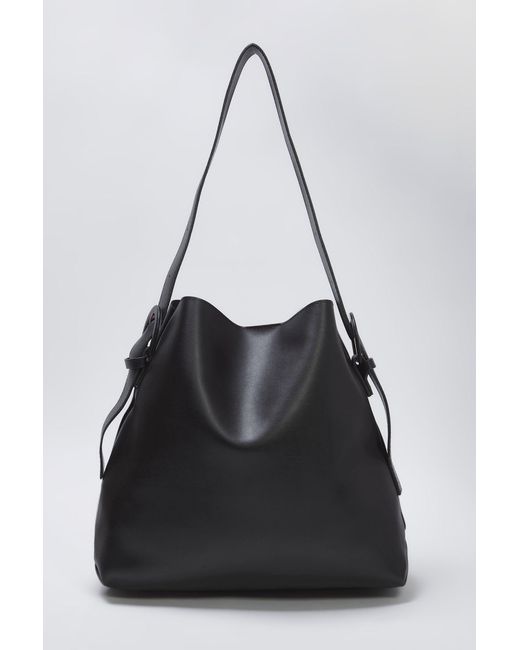 Trendyol Black Umhängetasche Mit Schwarzem Verstellbarem Gürtelriemen Für Damen