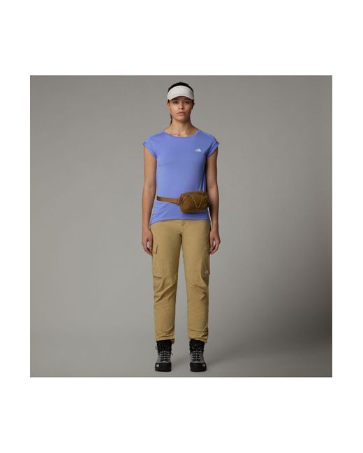 The North Face Blue W Tanken Tank Eu Blaues T-Shirt Nf0A8Bs20Yi1 Für Damen