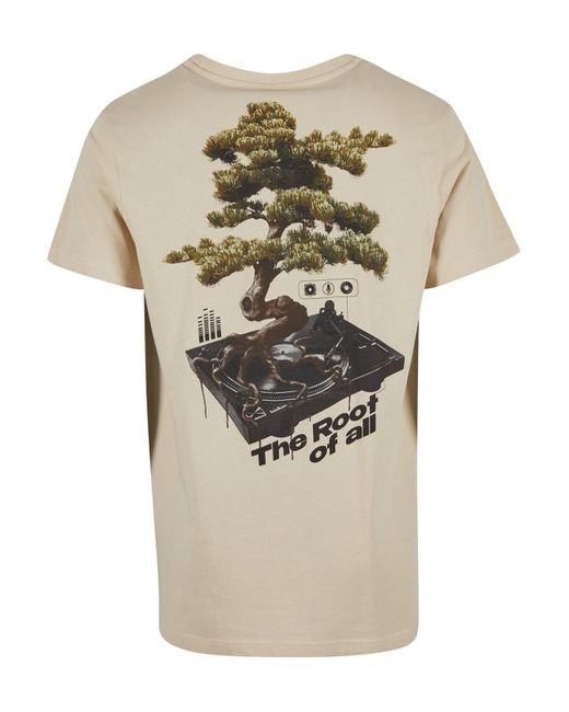 Mister Tee Root Of All Tee Für Herren in Natural für Herren