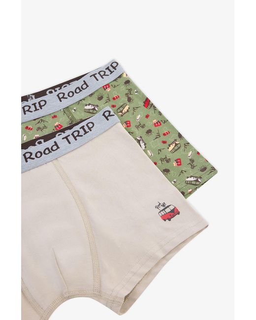 Penti Boy's Food Market Mehrfarbige 2Er-Pack Boxershorts Für Herren in Green für Herren