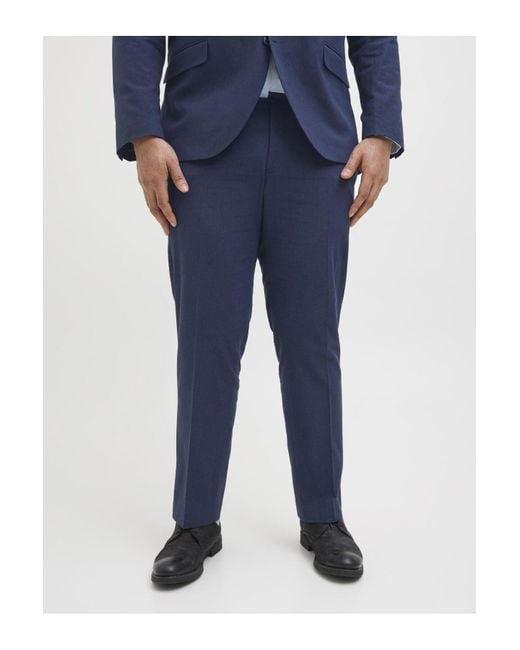 Jack & Jones Anzughose Plus Size Regular Fit Anzughose Für Herren in Blue für Herren