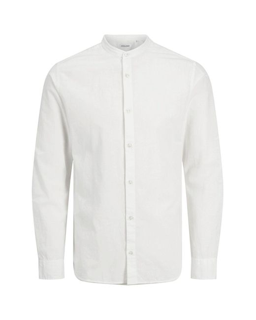 Jack & Jones Hemd Plus Size Regular Fit Hemd Für Herren in White für Herren