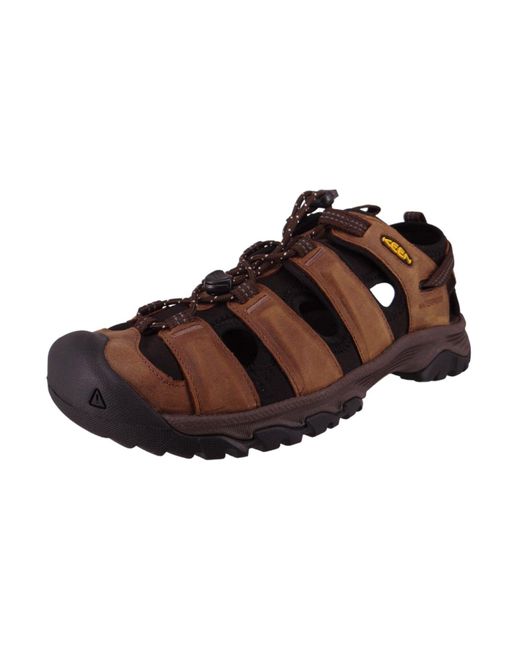 Keen Trekking-sandalen sandalen wanderschuhe targhee iii sandal 1022427 bison/mulch leder/s in Brown für Herren