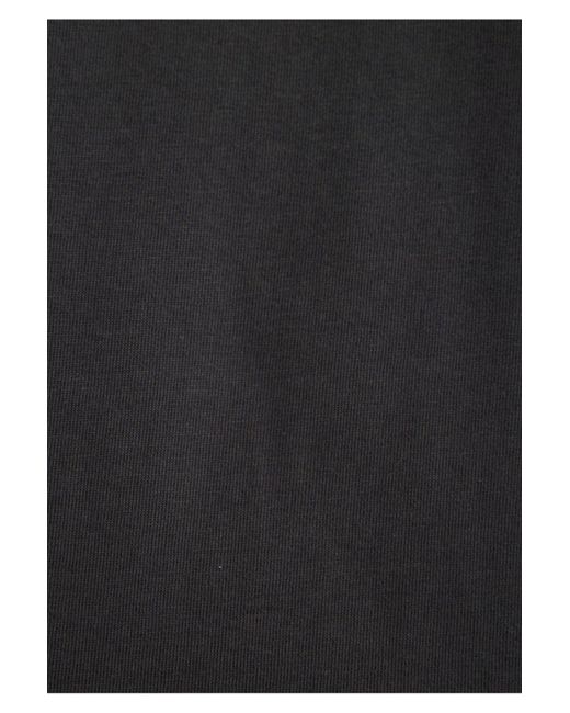 Mavi Black Anthrazitfarbenes Basic-T-Shirt