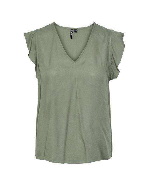 Pieces Green Bluse regular fit