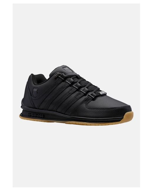 K-swiss Schuhe Rinzler Sneaker Aus Leder Mit Schnürverschluss Für Herren in Black für Herren