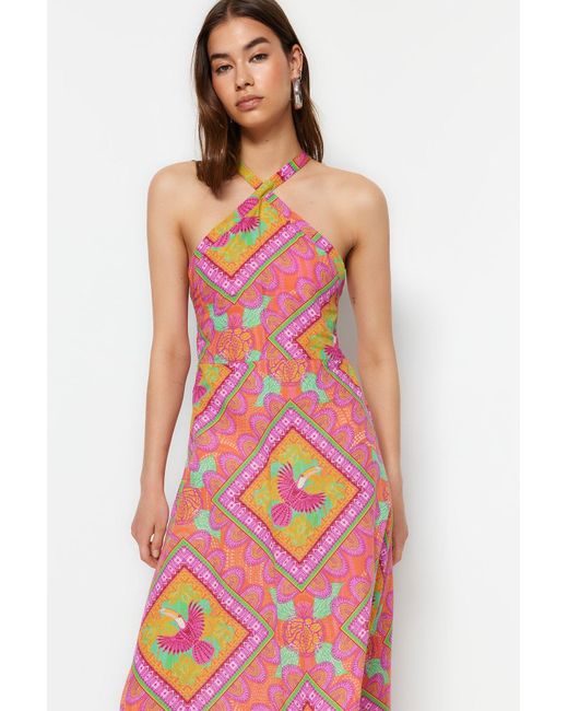 Trendyol Red Kleid shift