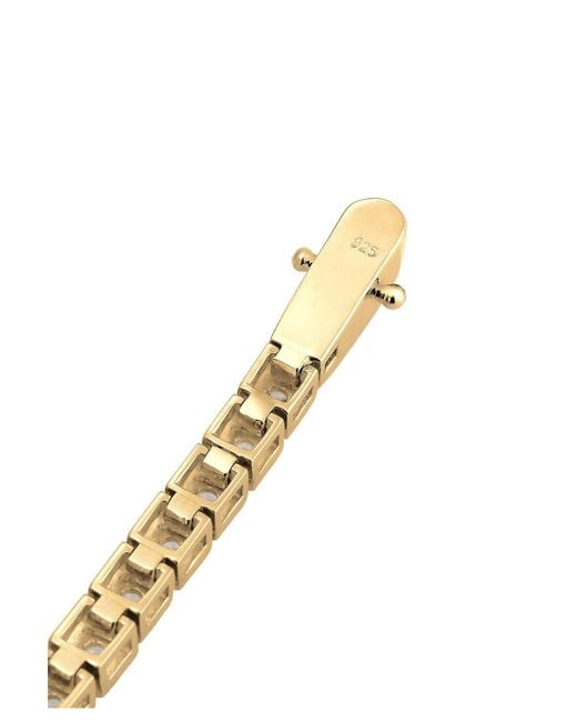 Elli Jewelry White Armband tennisarmband trend zirkonia kristalle 925 silber