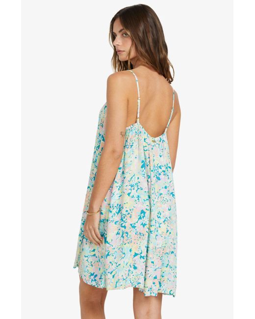 Billabong Blue Gewebtes Kleid Für Damen