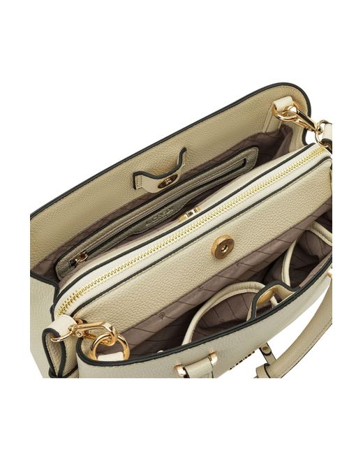 L. CREDI Metallic Maxima Handtasche 28 Cm Für Damen