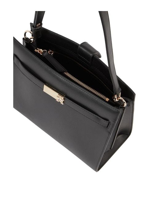 Tommy Hilfiger Black Th Heritage Shoulder Bag Umhängetasche-Os Für Damen