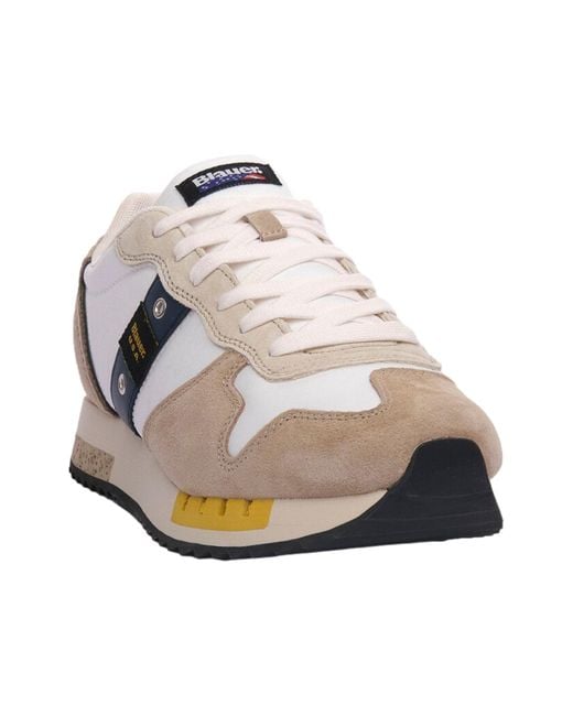 Blauer Sportschuhe Queens Turnschuh Für Herren in White für Herren