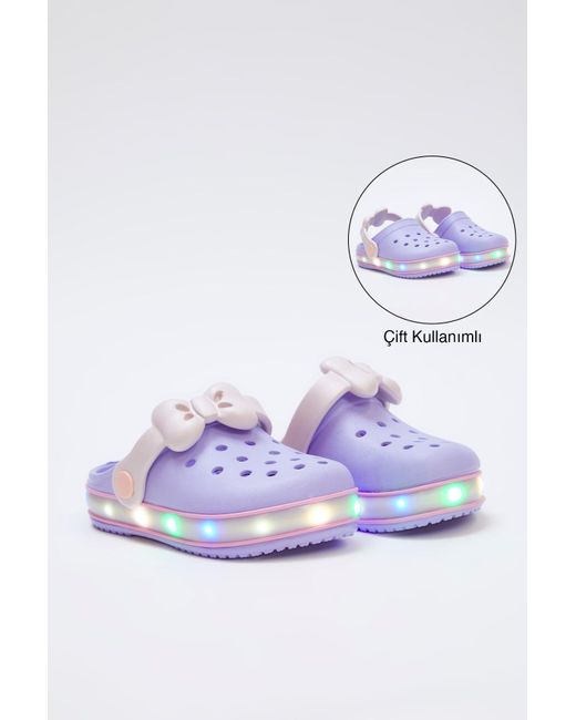 Trendyol White Fliederfarbene Sandalen Für Damen