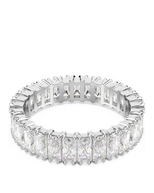 Swarovski Metallic Matrix-Baguette-Ring