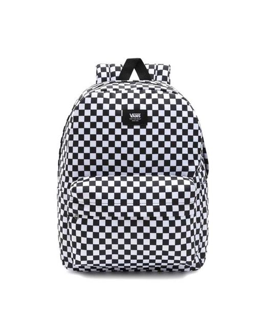 Vans Black Old School Check Rucksack