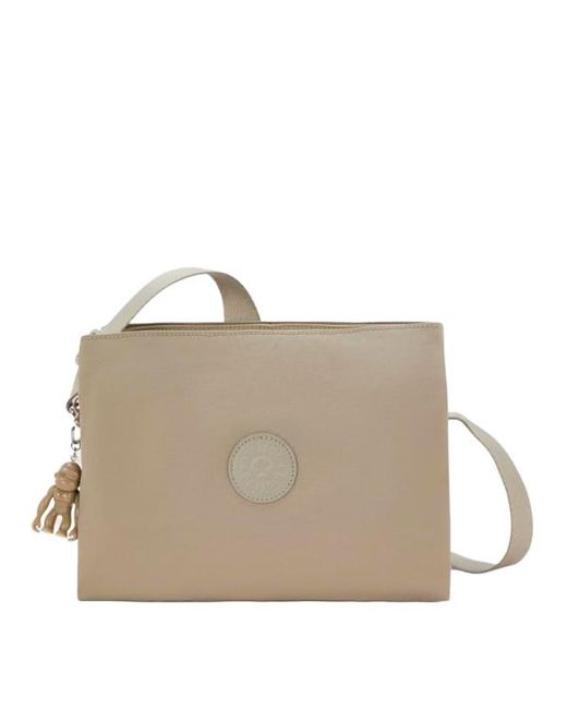 Borsa A Tracolla Fabya di Kipling in Natural