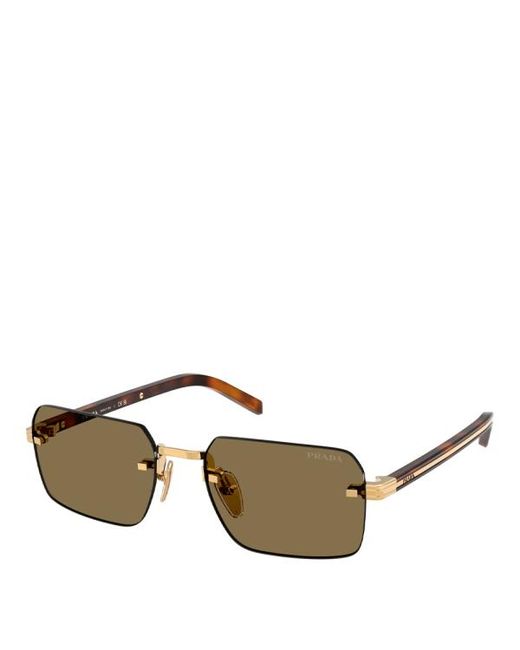 Occhiali Da Sole 0Pr D55S di Prada in Metallic da Uomo