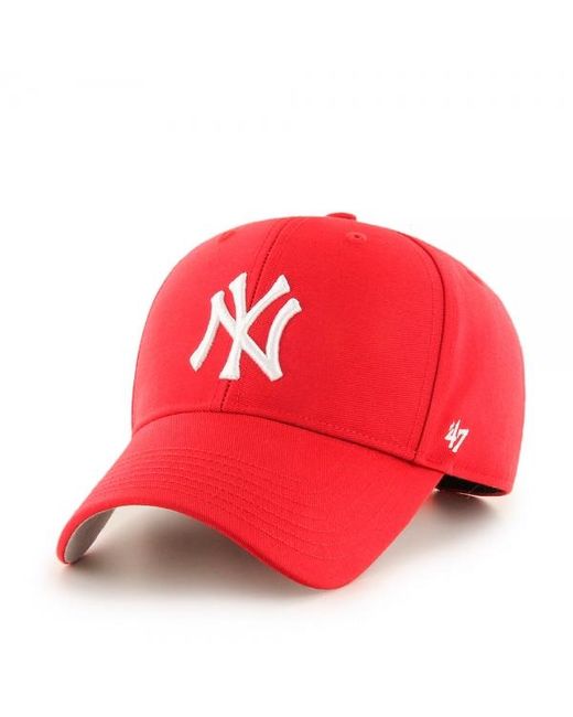 '47 Red Mlb Nyy Erhöhte Basic Mvp Cap