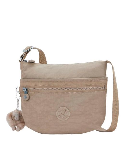 Borsa A Tracolla Arto S di Kipling in Natural