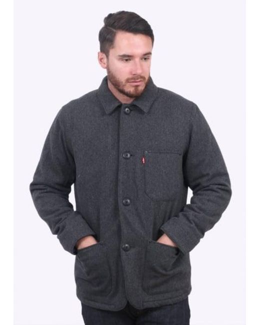 Levi's Wool Engineers Coat in Black for Men | Lyst Canada