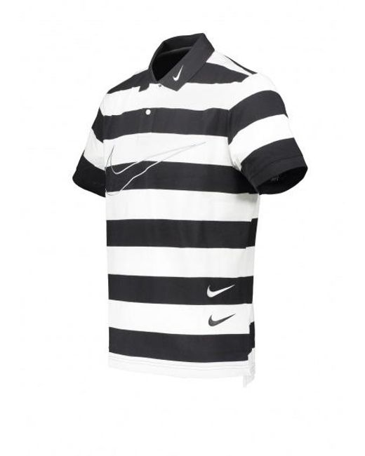 Nike Swoosh Polo in Black/White (White) for Men - Lyst