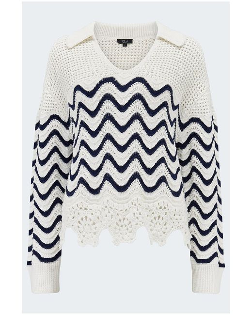 Rails White Louise Jumper