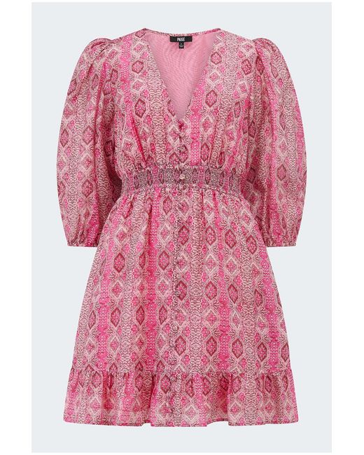 PAIGE Pink Ophelie Dress