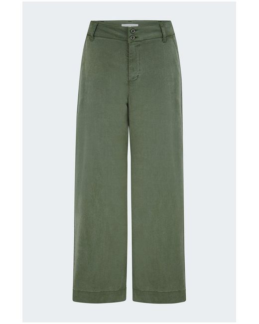 Bella Dahl Green Sydney Wide Leg Pant