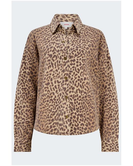 Xirena Brown Gia Denim Shirt
