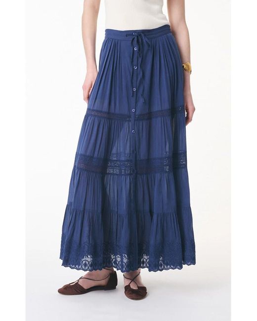 Vanessa Bruno Blue Caravelle Skirt