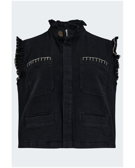 seventy + mochi Black Pablo Waistcoat