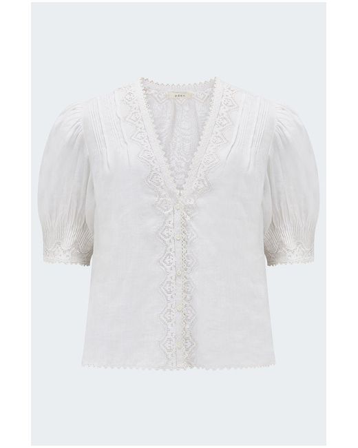 Doen White Brigitta Top