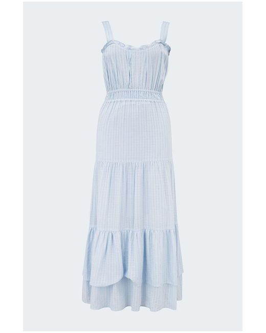 PAIGE Blue Persimmon Dress