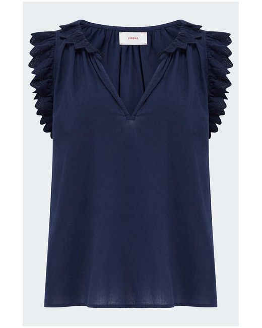 Xirena Blue Bexie Top