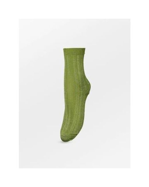 Becksöndergaard Green Glitzer drake sock