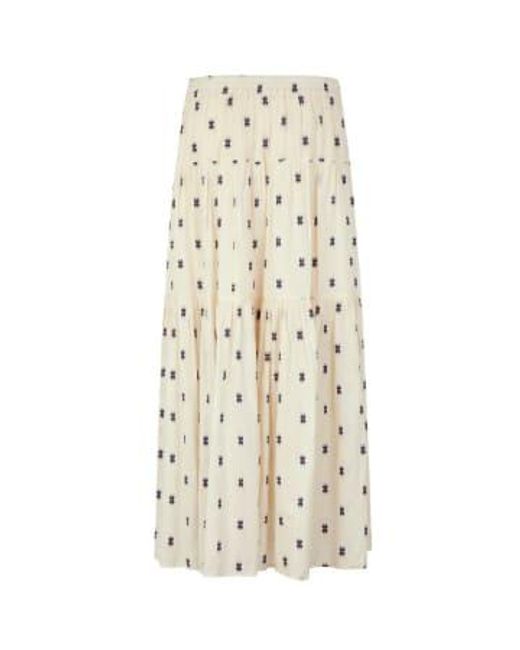 Lolly's Laundry Natural Sunset Maxi. Skirt Creme