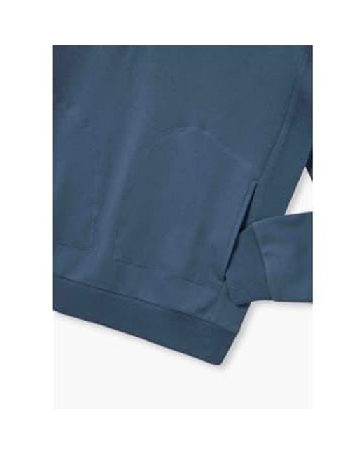 Penfield Blue S Washed Funnel Sweatshirt for men