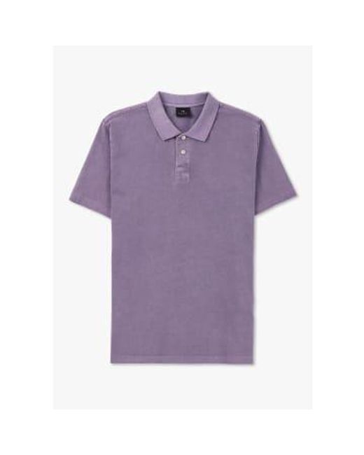 Paul Smith Purple S Acid Wash Polo Shirt for men