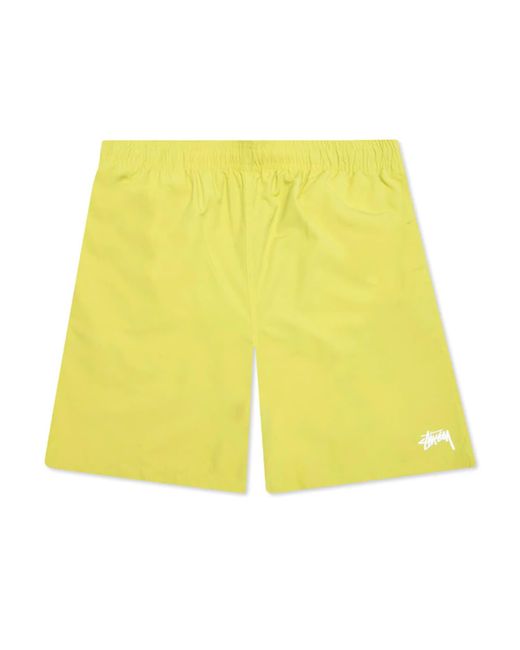 Stussy Yellow Stock Water Shorts for men