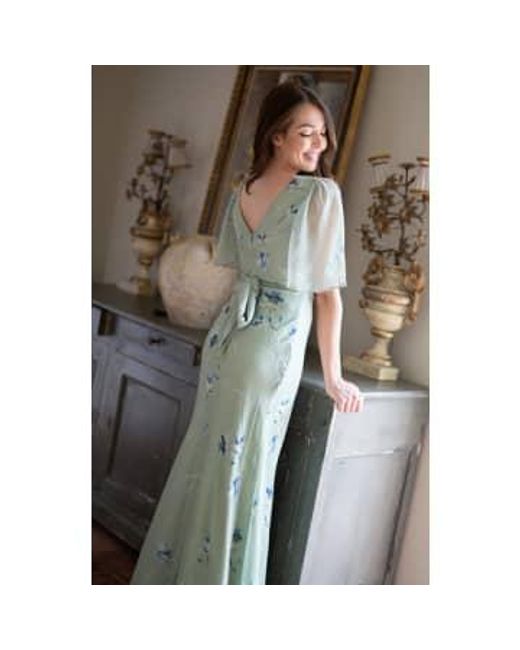 Hope & Ivy Multicolor Melrose Dress Sage / Uk 10