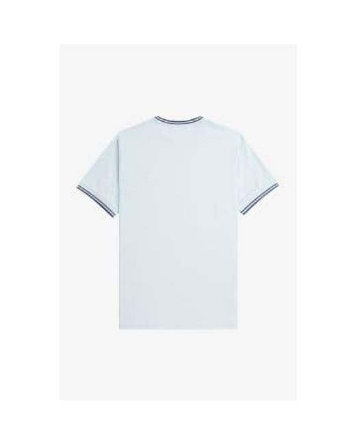 Fred Perry Blue M1588 Twin Tipped T Medium for men