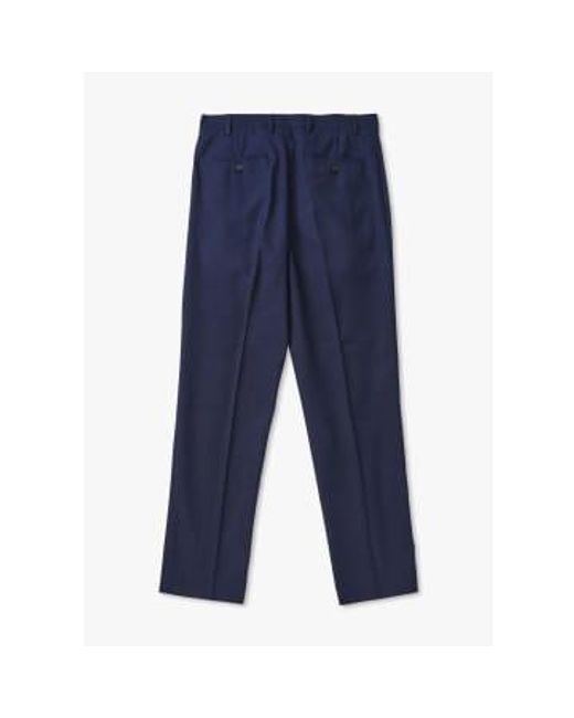 Skopes Blue S Harcourt Tapered Suit Trousers for men