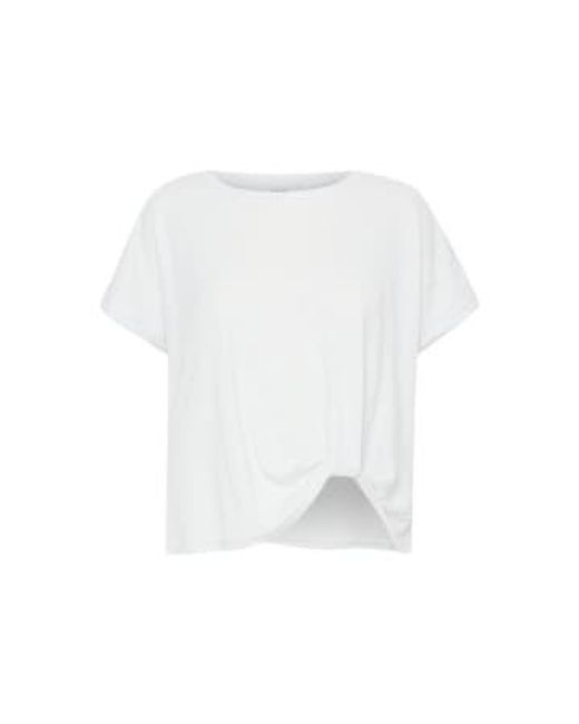 B.Young White Steffi t -shirt in marshmallow mix