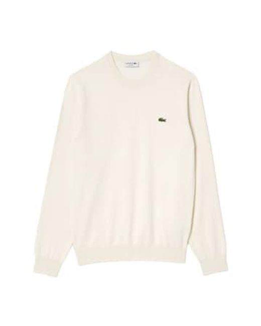 Lacoste White Classic Fit Shirt 5 for men