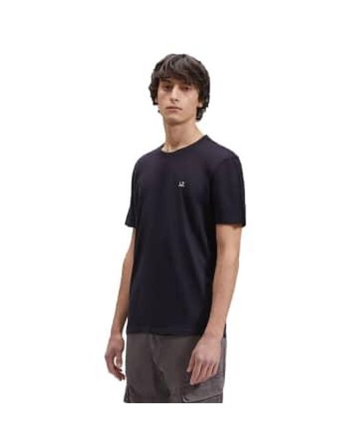 C P Company Blue Back Goggle Tee Total Eclipse for men