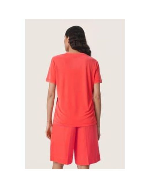 Soaked In Luxury Pink Slcolumbine Hot Loose Fit T-shirt