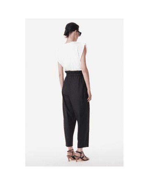 Pantalon noir casimir Vanessa Bruno en coloris White