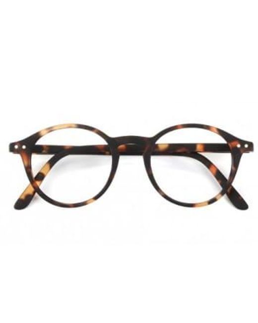 Izipizi Brown Tortoise Soft Style D Reading Glasses for men